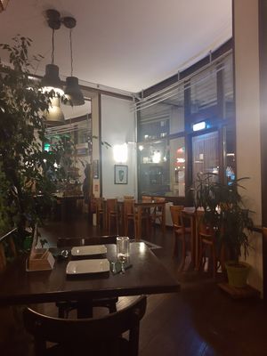 Inside at Leaf Vegetarian in Rotterdam