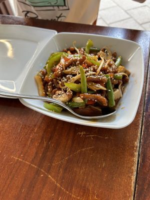 Chili bacon  at Leaf Vegetarian in Rotterdam