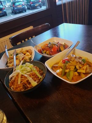 Main dish at Leaf Vegetarian in Rotterdam