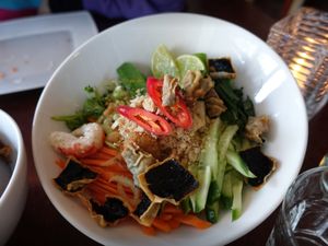 vietnamese bowl at Leaf Vegetarian in Rotterdam