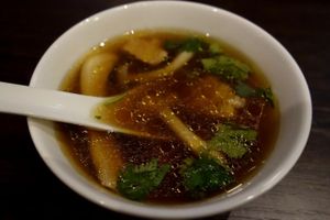 Christmas dinner 2014 at Leaf Vegetarian in Rotterdam