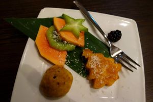 Christmas dinner 2014 at Leaf Vegetarian in Rotterdam