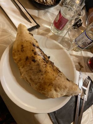 Calzone veggie at Pizzeria Vesuvio in Moncalieri