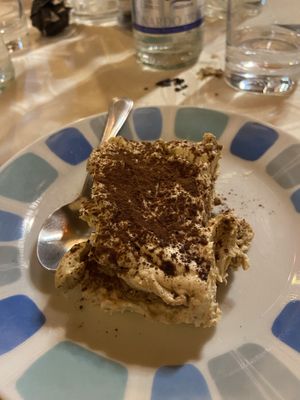 Tiramisu della casa  at Pizzeria Vesuvio in Moncalieri