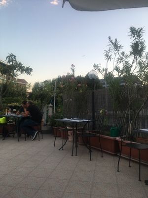 Outside balcony  at Pizzeria Vesuvio in Moncalieri