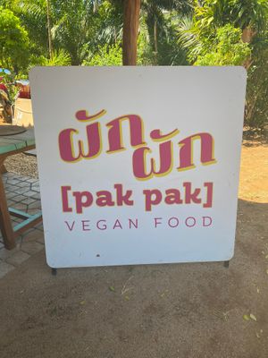  at Pak Pak Vegan Food in Trat