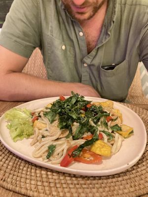 Noodle dish   at Pak Pak Vegan Food in Trat