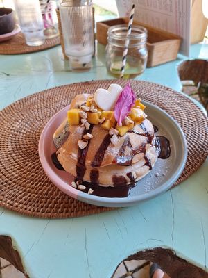 Pancaces at Pak Pak Vegan Food in Trat