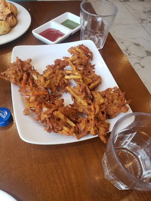 Excellent pakora. at Mt Everest Indian Halal Restaurant - 인도 음식 in Jeju