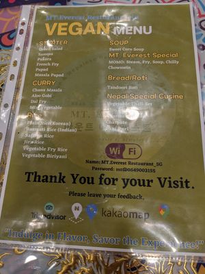  at Mt Everest Indian Halal Restaurant - 인도 음식 in Jeju