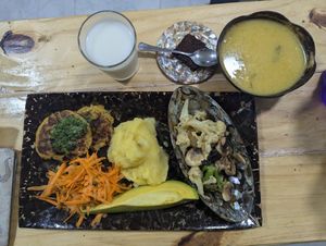 Menu del dia 17000 at Salud & Sabor in Bolivar