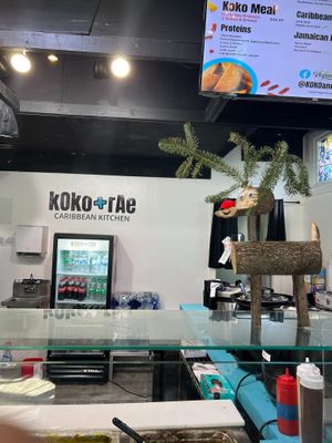 counter at Koko + Rae Caribbean Kitchen in Louisville
