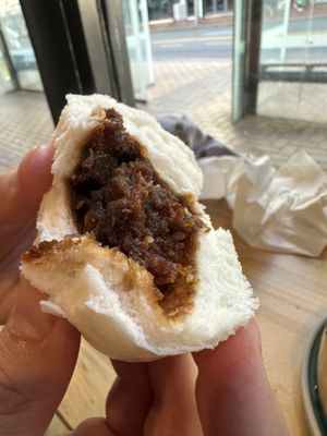 BBQ Bao Buns  at September Vegan Food in Wellington