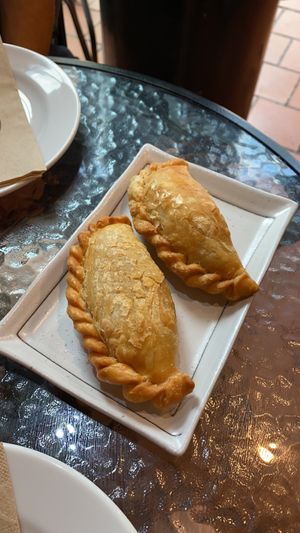 Curry puffs (menu says spicy but they were very mild- I can’t usually handle much spice)  at September Vegan Food in Wellington