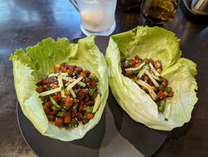 San choy bow at September Vegan Food in Wellington