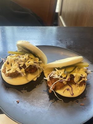 Chicken buns  at September Vegan Food in Wellington
