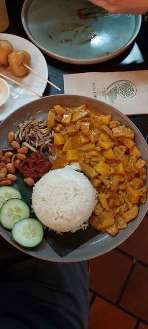 Nasi Lemak with all the trimmings at September Vegan Food in Wellington