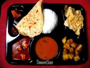 Regular Thali (Indian Combo Meal) at Ashoka Indian Healthy Cuisine in Los Banos