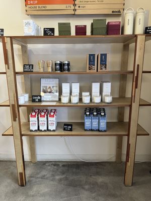 Display  at Nook Coffee Bar  in Torrance