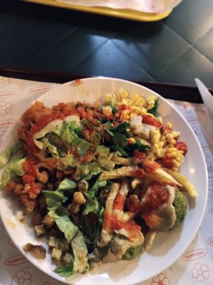 Vegan at the total price of 40 tl with water! The nicest people you'll ever meet in here. 95 % of the food is vegan, and only a few vegetarian options, but all meat free! It's a bu at Rulo Ezberbozan Lezzetler in Istanbul