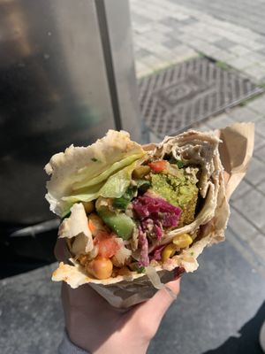 Dürüm Wrap with different fillings   at Rulo Ezberbozan Lezzetler in Istanbul