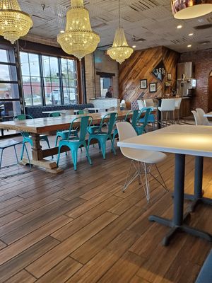 Seating area at 1889 Pizza Napoletana in Kansas City