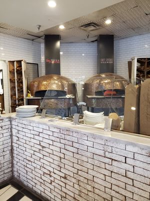 Pizza ovens at 1889 Pizza Napoletana in Kansas City