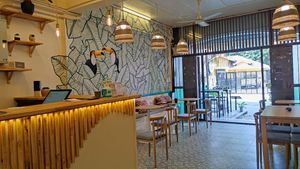 Interior decoration at The Bowl Spot - Poke Bowl in Chiang Mai