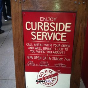 sign at Do-Rite Donuts in Chicago