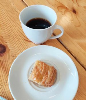 Baklava and coffee. at Seyhmus in Stockholm
