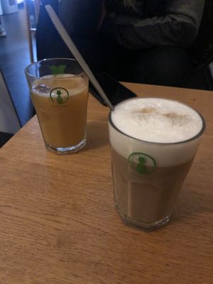 Orangenzauber and Latte Macchiato  at Katzentempel - München in Munich