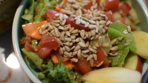 salad at Katzentempel - München in Munich