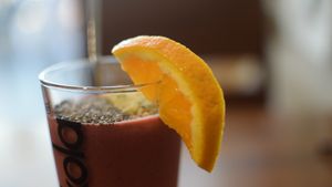 berry smoothie at Katzentempel - München in Munich