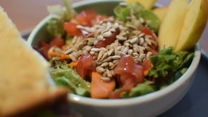 salad at Katzentempel - München in Munich
