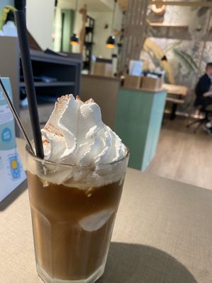 Iced coffee   at Katzentempel - München in Munich