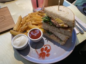 Purrfect peanut sandwich   at Katzentempel - München in Munich
