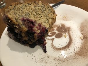 Cakes are good with coffee  at Katzentempel - München in Munich