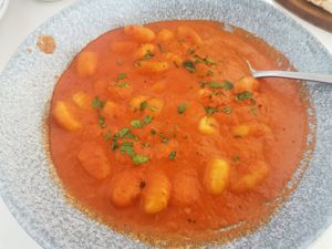 Gnocchi Napolitana at Piza e Vino - Knysna in Western Cape