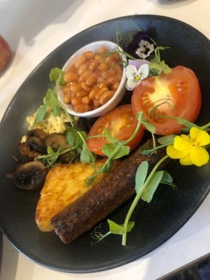 The Joy’s Vegan Breakfast  at Joys Coffee House in Otley