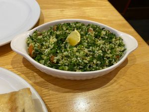 Tabbouleh  at Curry Chemistry Cafe in Chatham