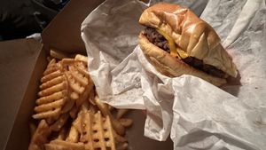 Cheeseburger  at ON THE RUN Vegan in Miami