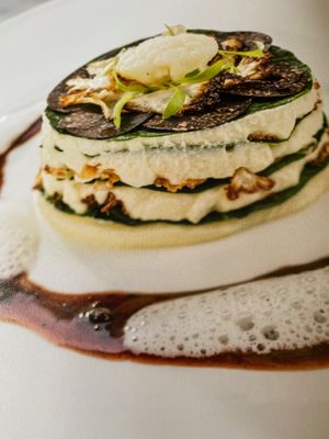 Blumenkohl-Lasagne at TamanGa in Labitschberg