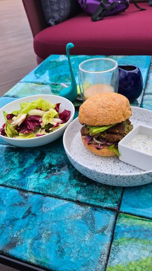 Burger at Gallery 11 in Tokyo