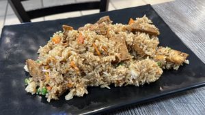 Tofu fried rice no egg  at PhoSuperBowl in La Mesa