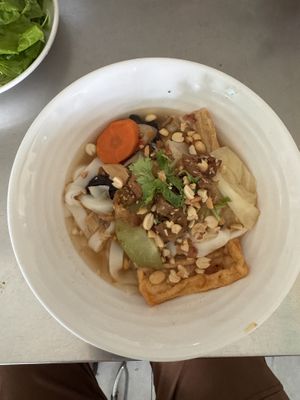 Vegetarian noodle soup  at Quan Chay Sáu Thu in Da Nang