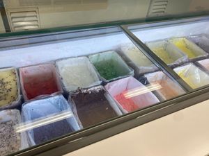 Assorted Ice Cream at Izzy's Ices in Santa Cruz