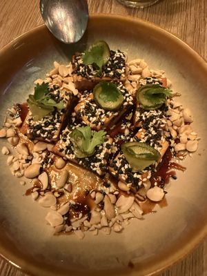 Sesame tofu  at Plural Restaurant in Mumbai