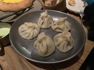 Khinkali hongos   at Nunuka  in Madrid