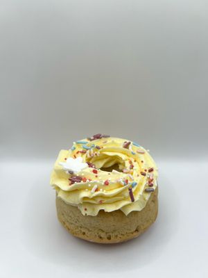 Vanilla Frosted Donut at Allergy Free Bakery in Shelby Charter Township