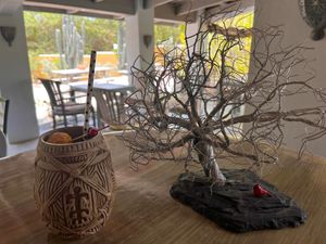 Rum Punch and Coconut Rum Punch made with fresh juices, a refreshing taste of the Caribbean. 🌴 at Isabelle Off The Beach in Westpunt